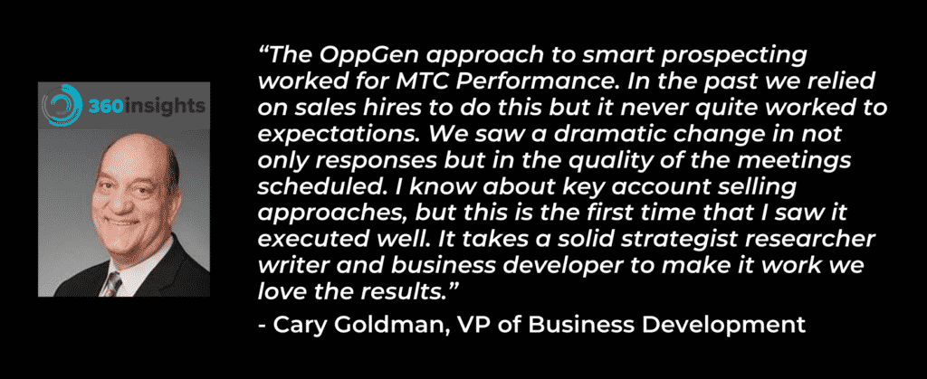 360 Insights testimonial